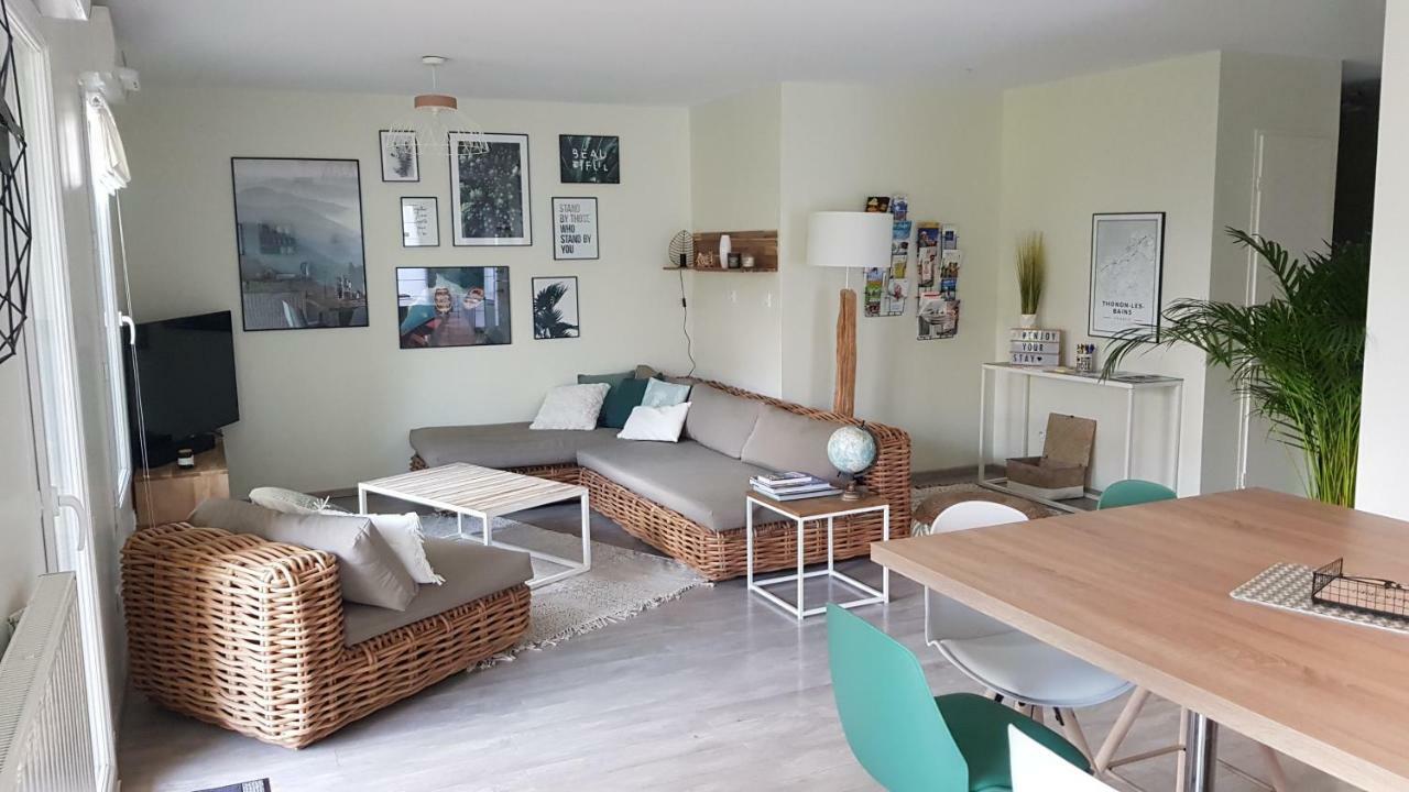 Le Coeur Du Saphir Apartment Thonon-les-Bains Bagian luar foto